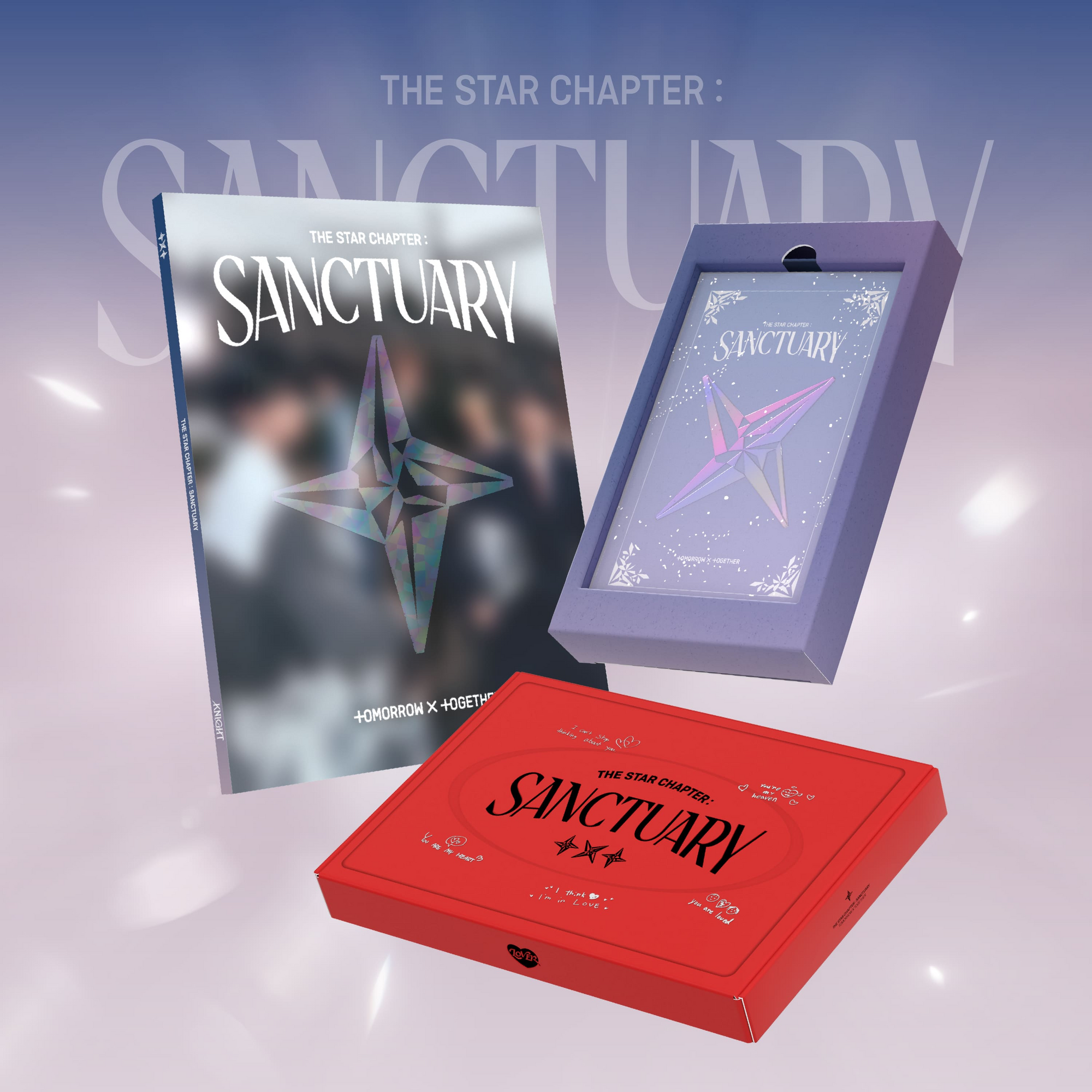 TOMORROW X TOGETHER - 7th Mini Album [The Star Chapter : SANCTUARY] (KNIGHT / SAVIOR / LOVER Ver.)-SQ0348243