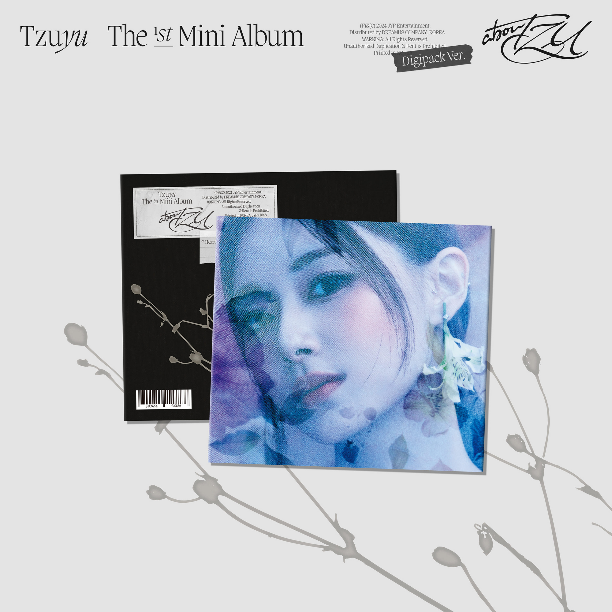 TZUYU (TWICE) - 1st Mini Album [abouTZU] (Digipack Ver.)-SQ7631850
