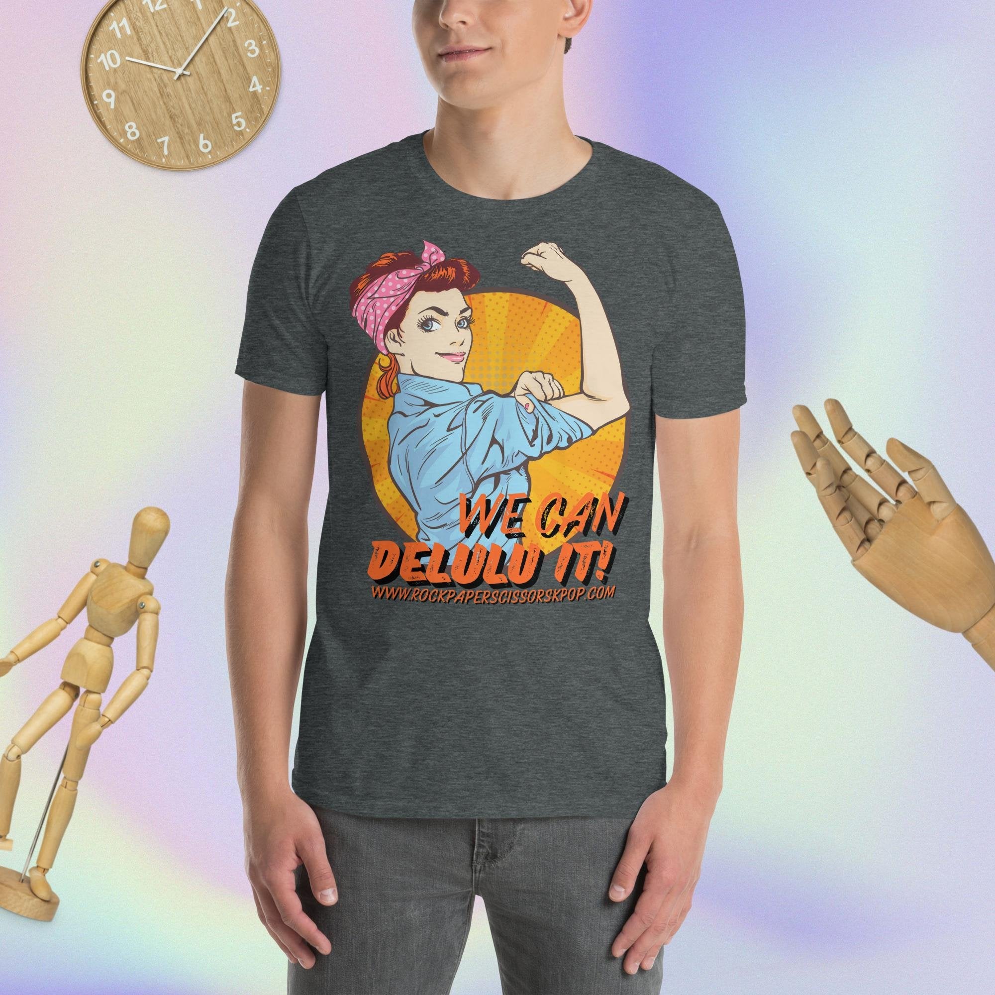 "We Can Delulu It" Short-Sleeve Unisex T-Shirt-668B048E59D69_White-3XL