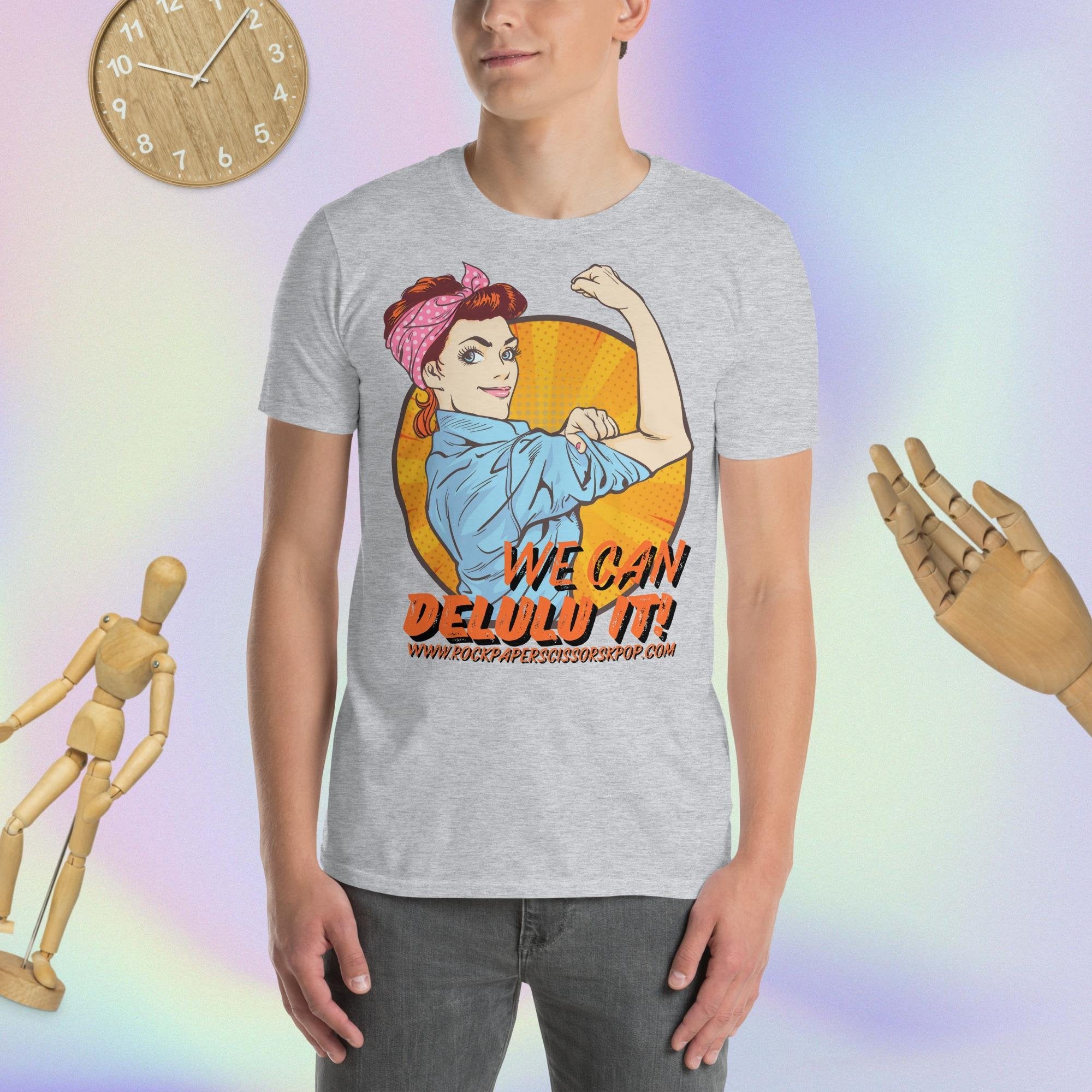 "We Can Delulu It" Short-Sleeve Unisex T-Shirt-668B048E59D69_White-3XL