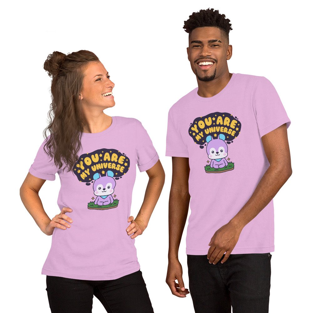 "You are my Universe" Hobicore - Unisex Cotton Size-Inclusive T-Shirt-67D1CFF01F891_White-5XL