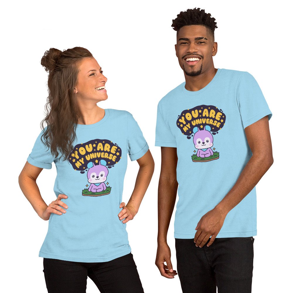 "You are my Universe" Hobicore - Unisex Cotton Size-Inclusive T-Shirt-67D1CFF01F891_White-5XL