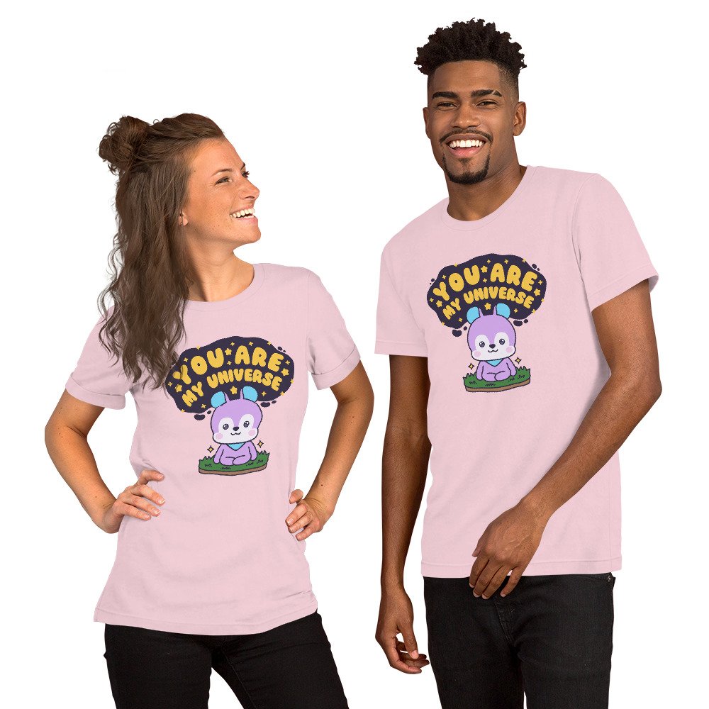 "You are my Universe" Hobicore - Unisex Cotton Size-Inclusive T-Shirt-67D1CFF01F891_White-5XL