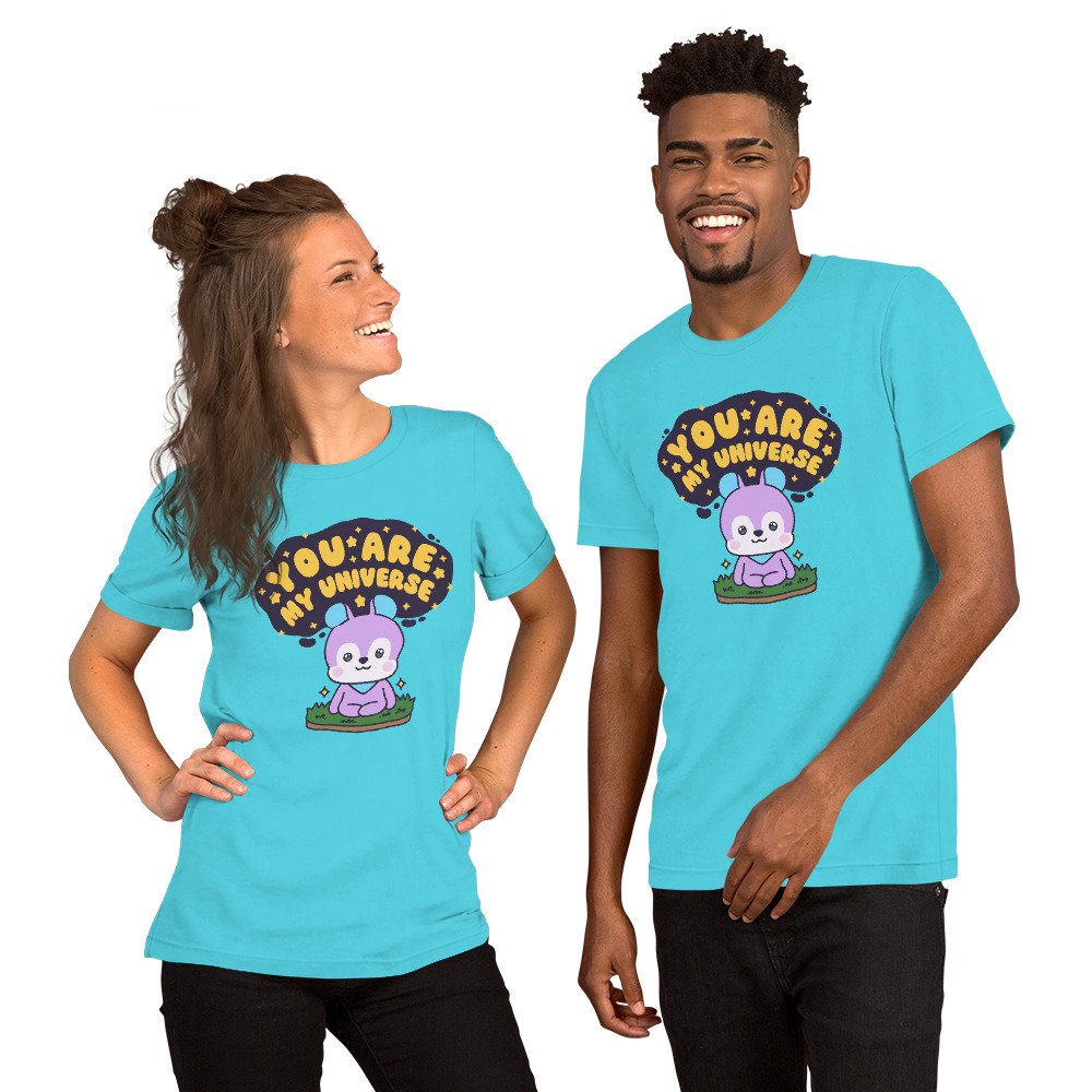 "You are my Universe" Hobicore - Unisex Cotton Size-Inclusive T-Shirt-67D1CFF01F891_White-5XL