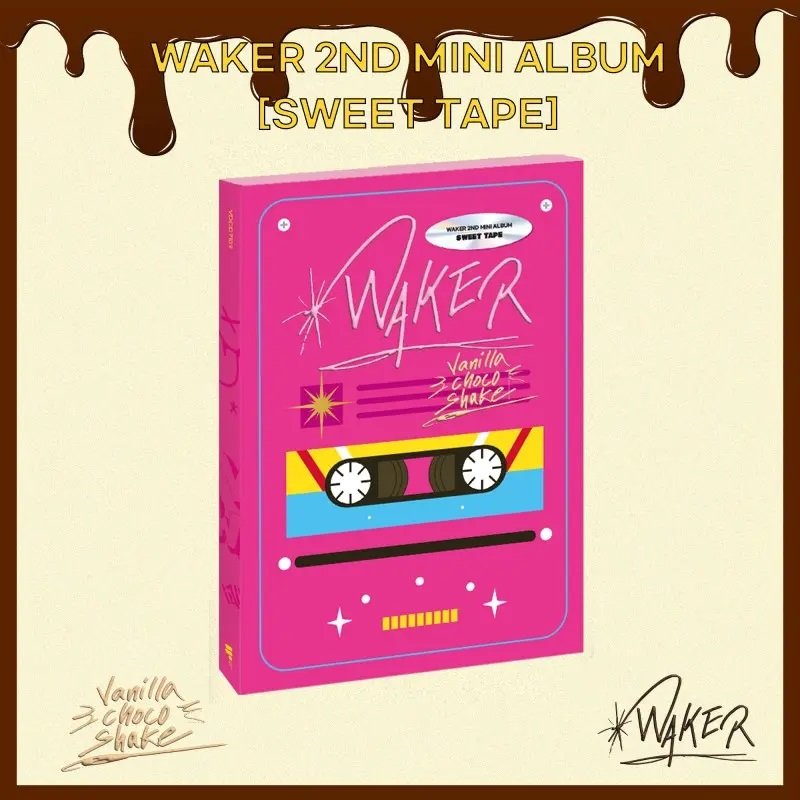 WAKER 2nd Mini Album Sweet Tape Platform Vanilla Ver Marmalade waker-2nd-mini-album-sweet-tape-platform-vanilla-ver-marmalade