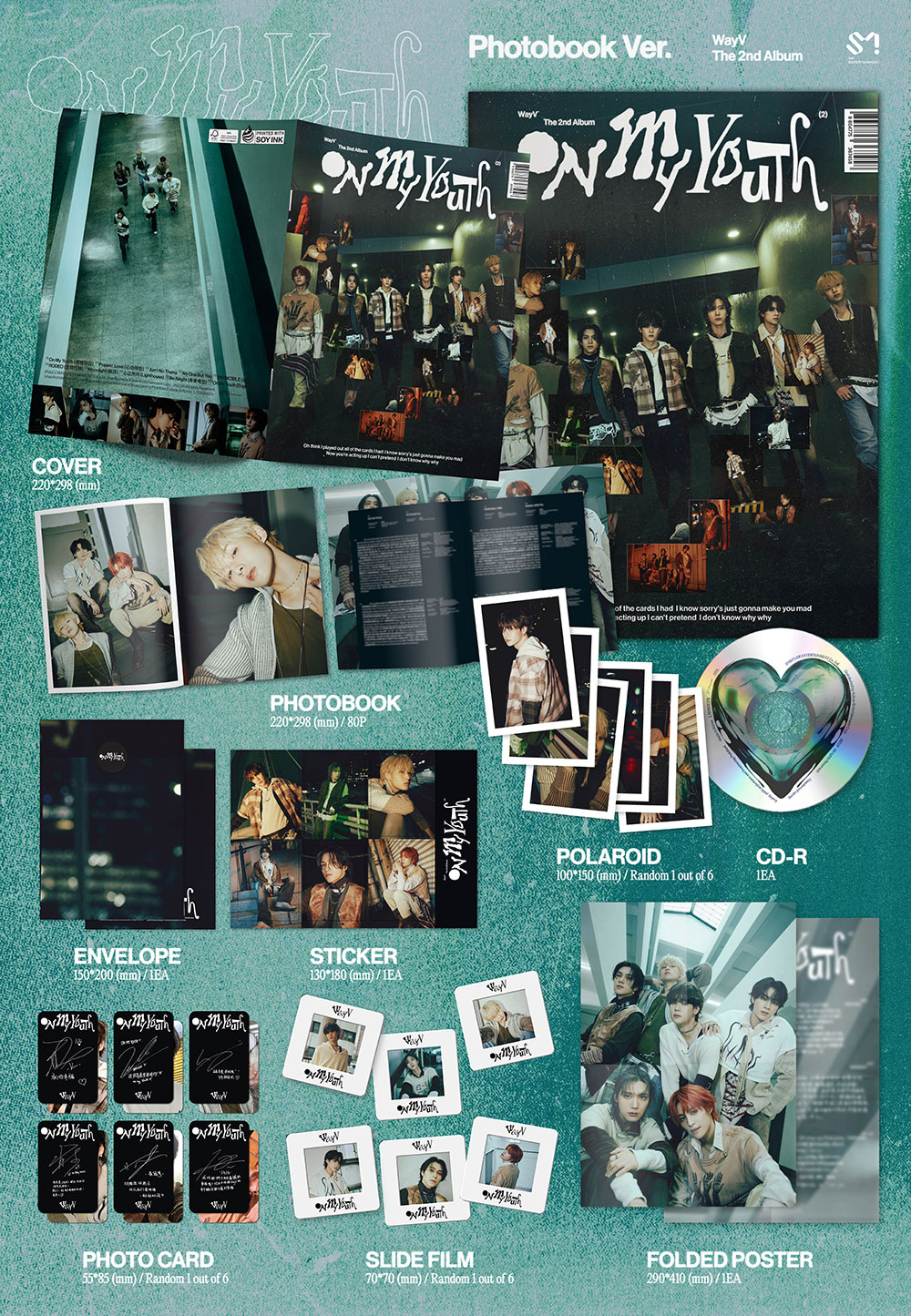 WayV - 2nd Full Album [On My Youth] (Photobook Ver.)