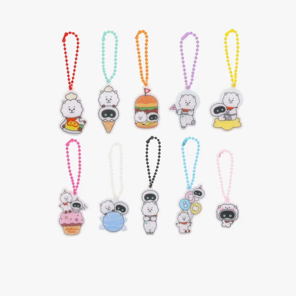 BTS - WOOTTEO X RJ COLLABORATION OFFICIAL MD Lucky Draw Key Charm
