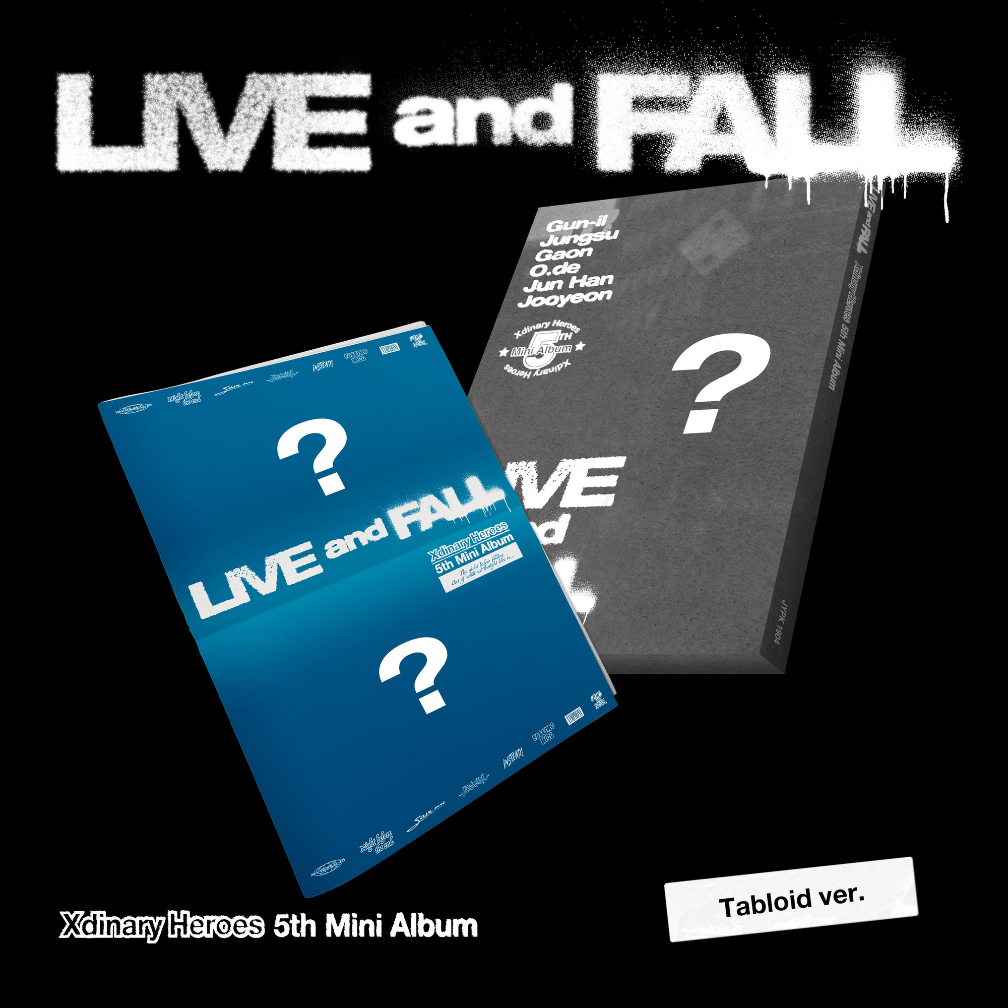 Xdinary Heroes - 5th Mini Album [LIVE and FALL] (Tabloid Ver.)