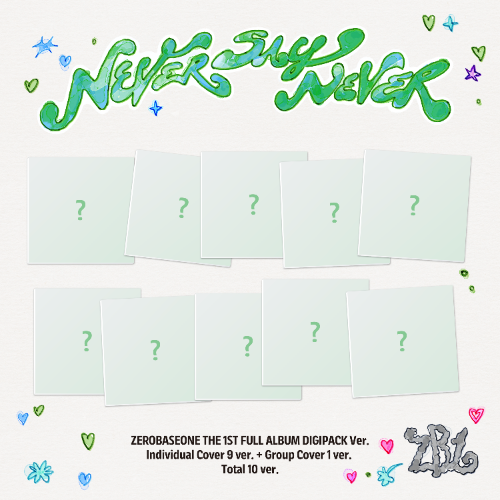 *PREORDER* ZEROBASEONE - 1st Full Album [NEVER SAY NEVER] (DIGIPACK Ver.)